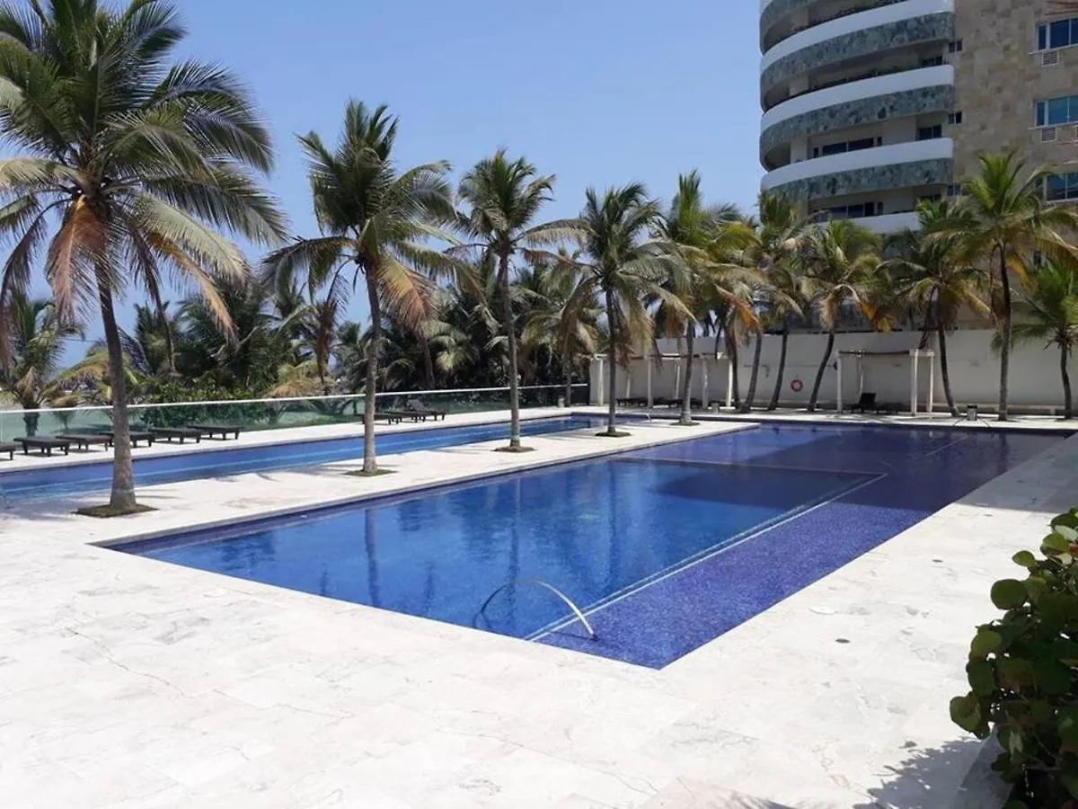 Apartment Amplio Apt De 3 Alcobas Edificio Primera Linea De Playa Cartagena